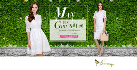 江流小海原创设计 以欧美女装海报与电商视觉，诠释独立与时尚